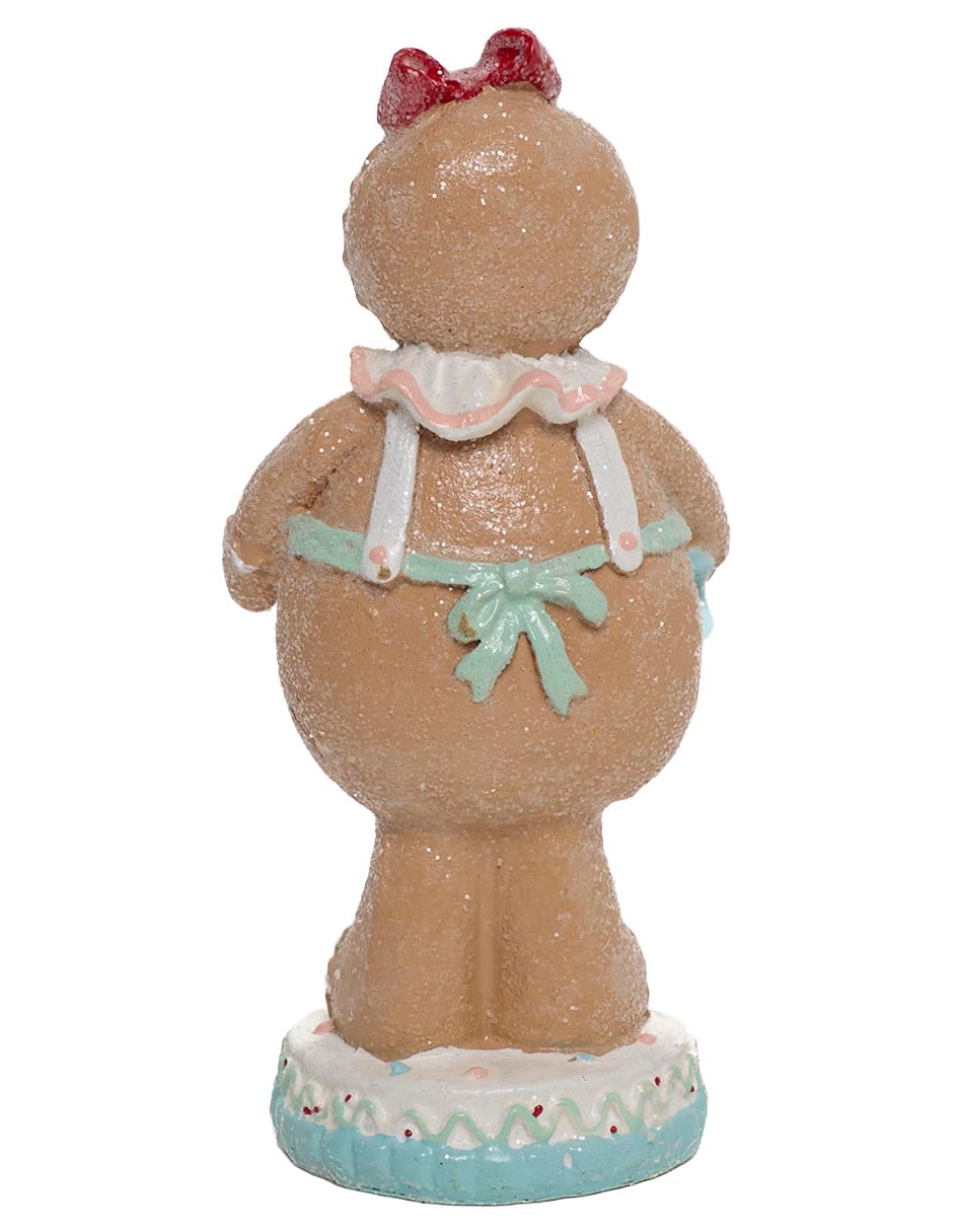 Figura decorativa navideña de galleta de jengibre 3