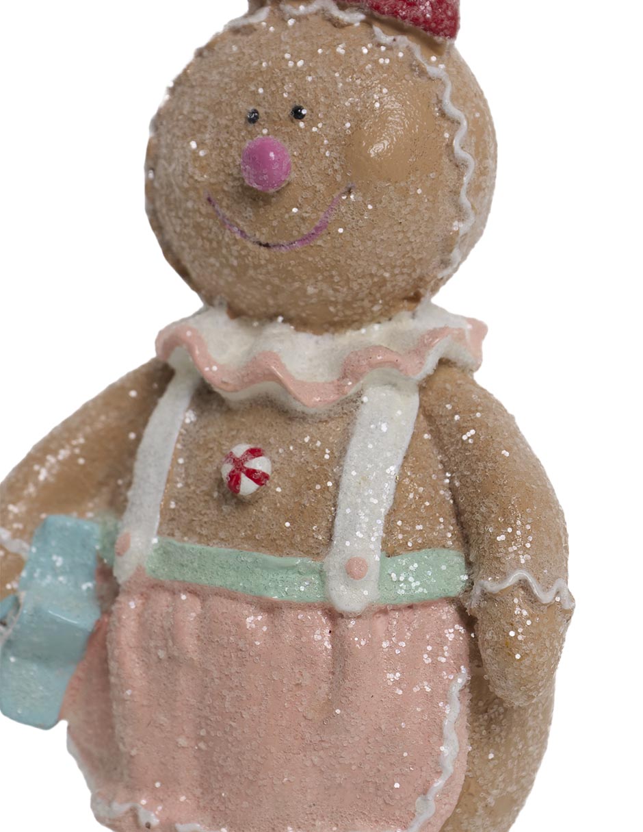 Figura decorativa navideña de galleta de jengibre 2