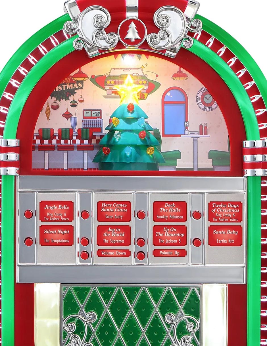 Figura decorativa navideña de rocola mr christmas 3