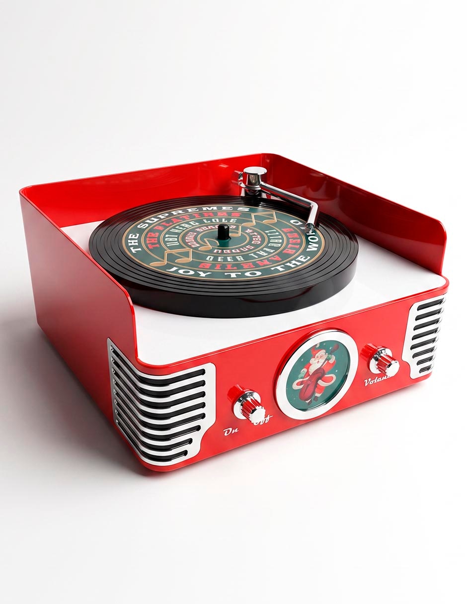 Figura decorativa radio Navidad Mr Christmas Figura decorativa radio Navidad Mr Christmas