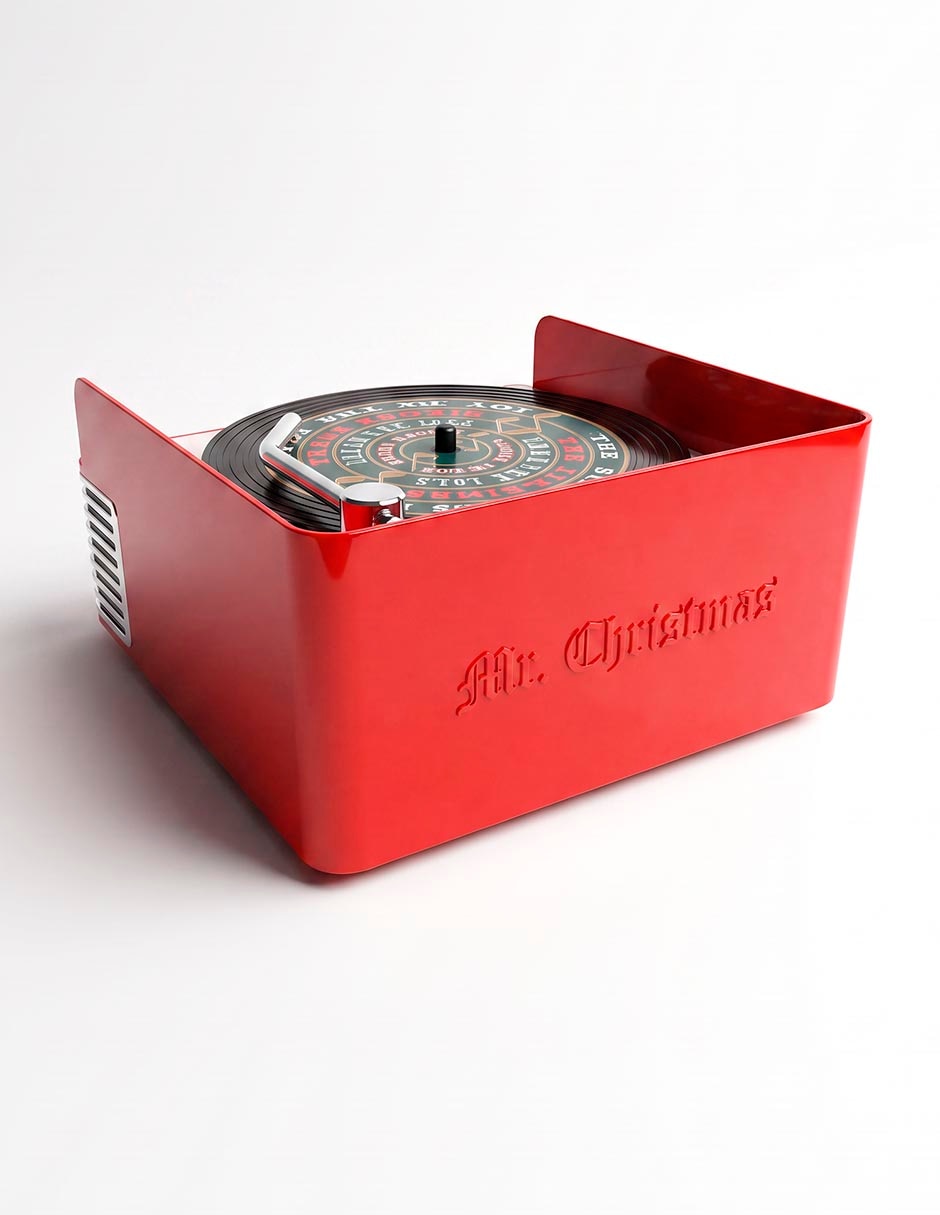 Figura decorativa radio Navidad Mr Christmas 3