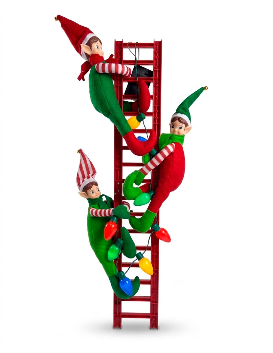 Figura decorativa de elfos Mr Christmas Figura decorativa de elfos Mr Christmas