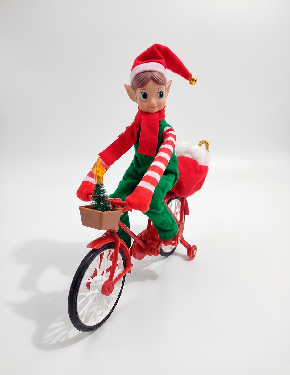 Figura decorativa de elfo mr christmas 1