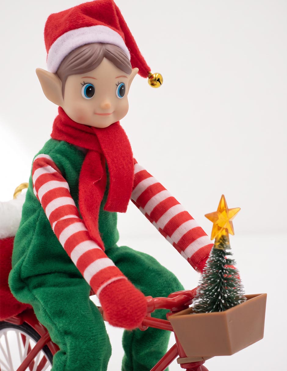 Figura decorativa de elfo mr christmas 2