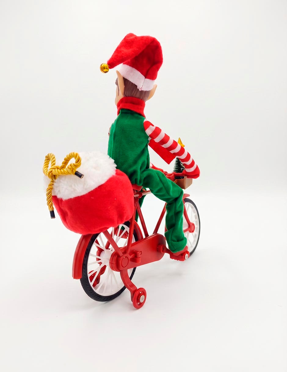 Figura decorativa de elfo mr christmas