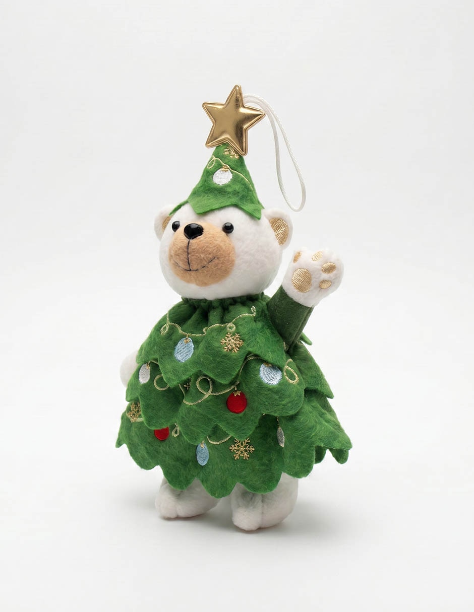 Ornamento navideño oso 2
