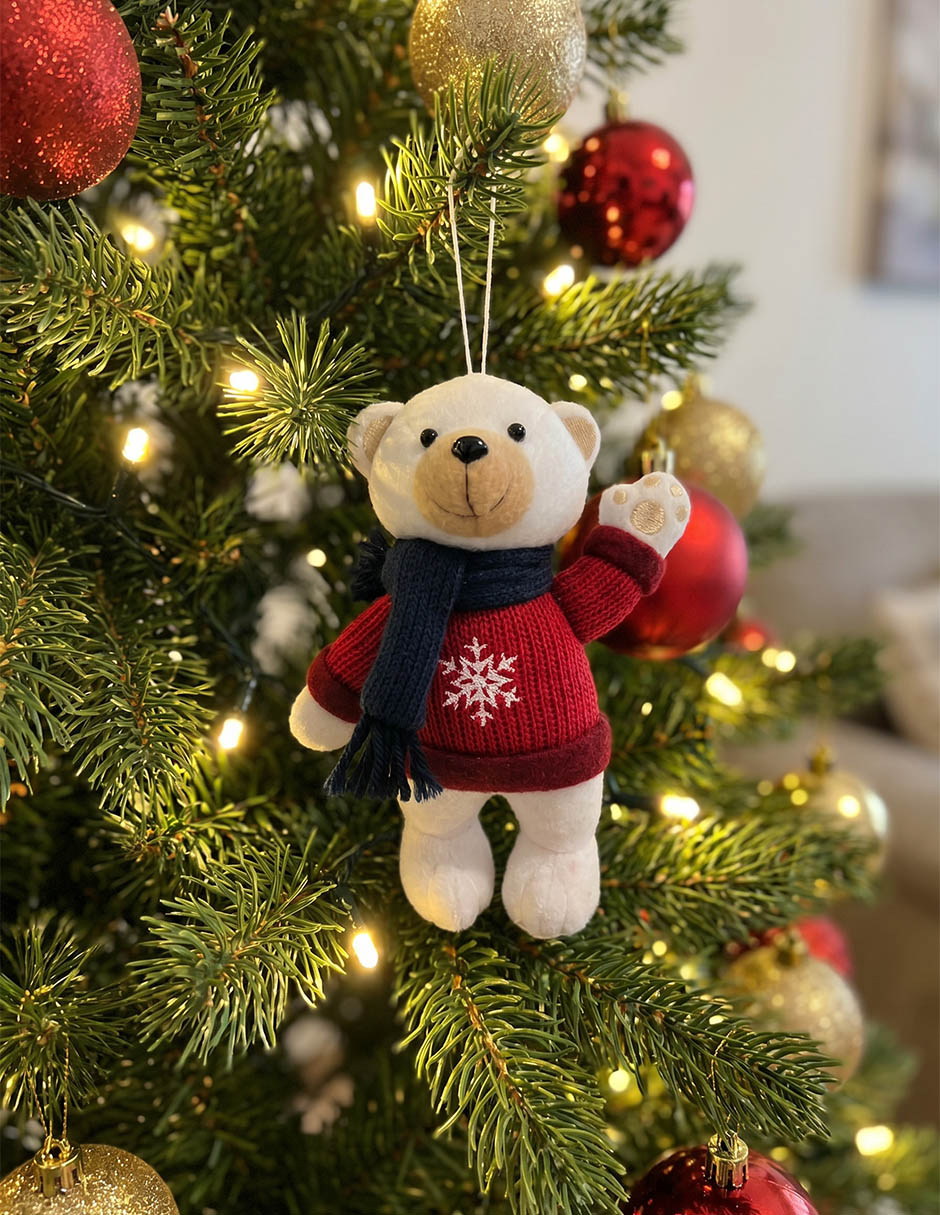 Ornamento navideño oso Ornamento navideño oso