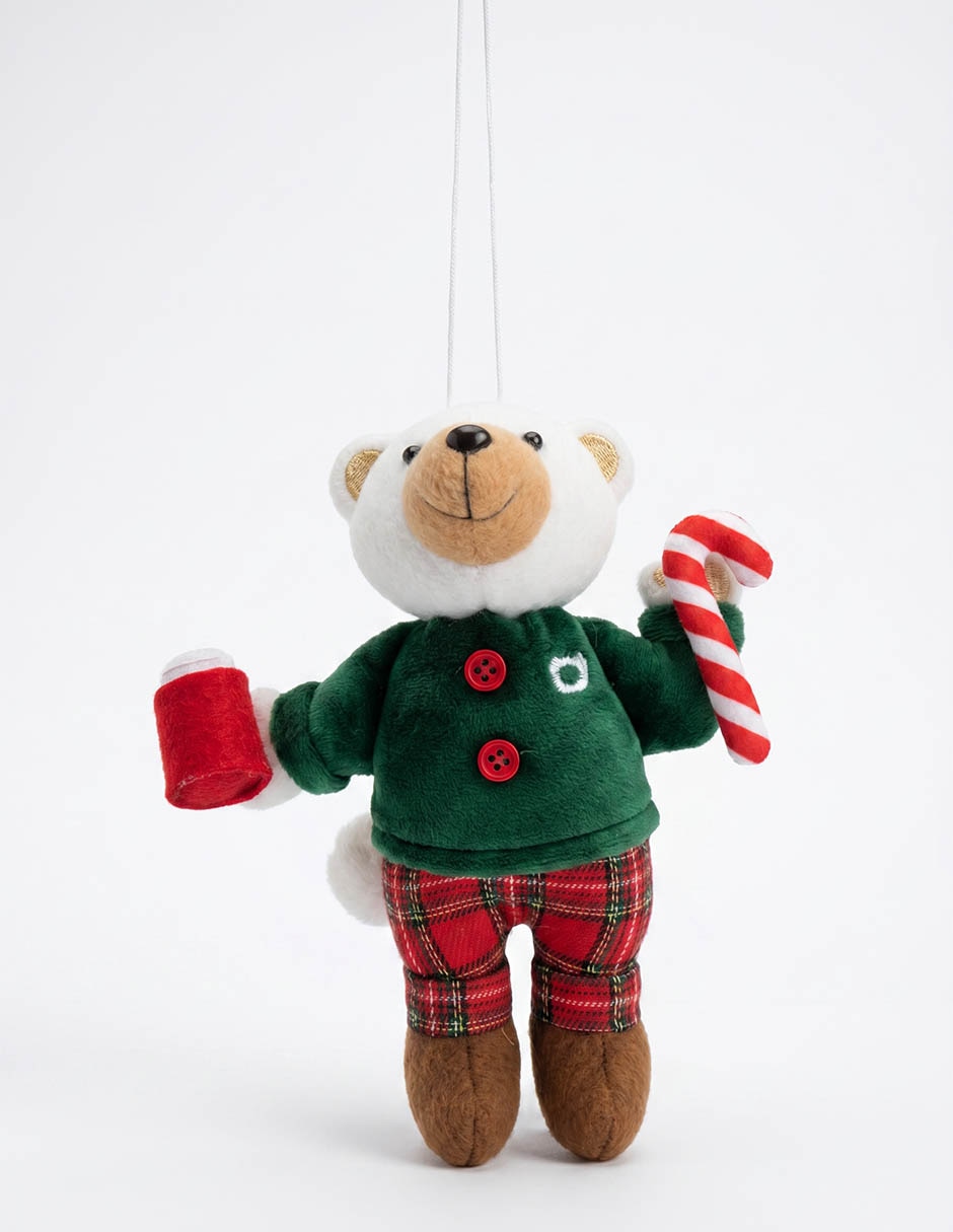 Ornamento navideño oso 1