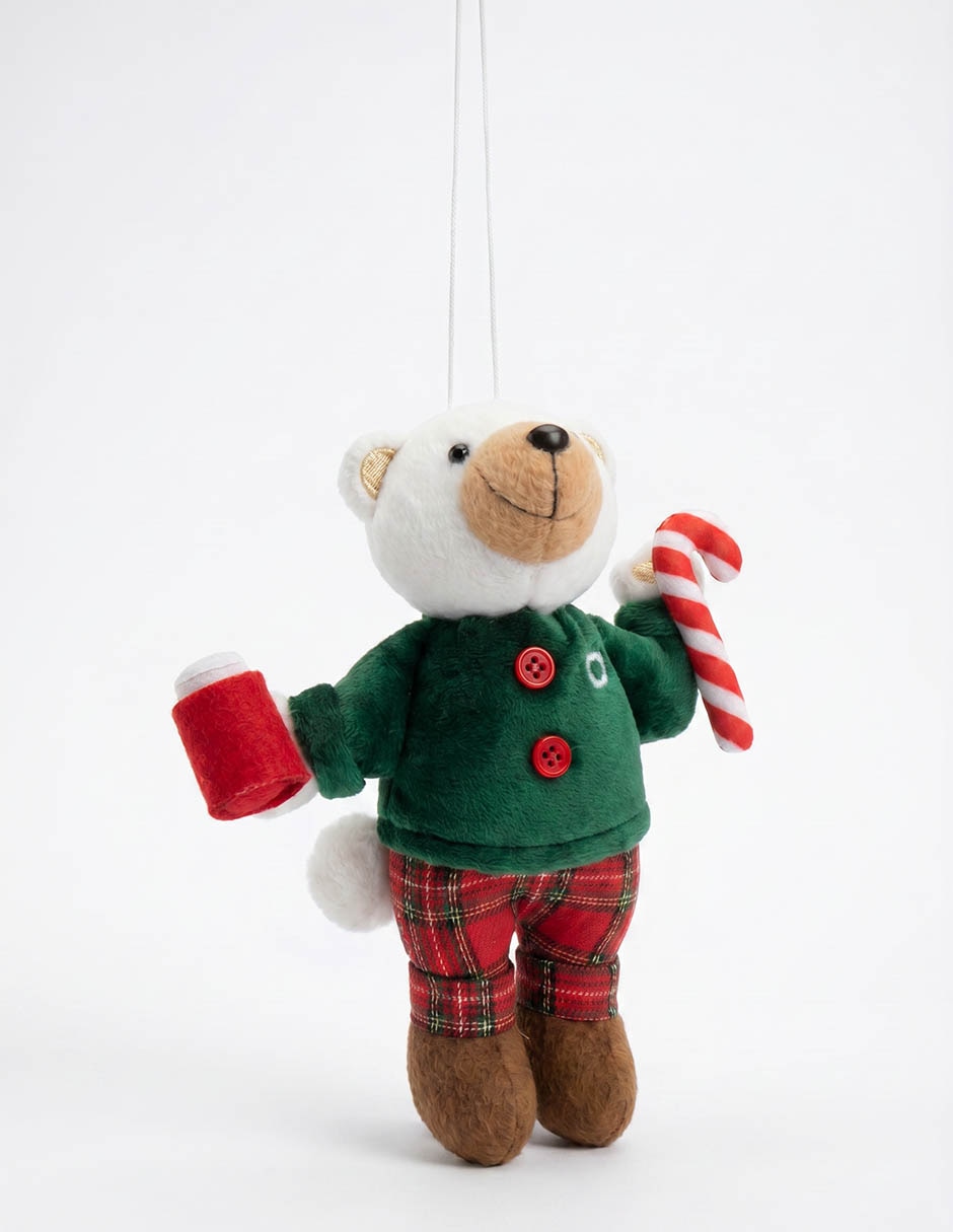 Ornamento navideño oso 2