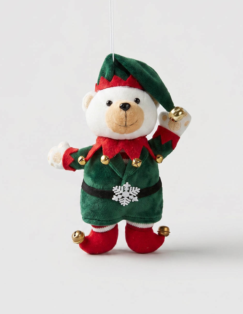 Ornamento navideño oso 1