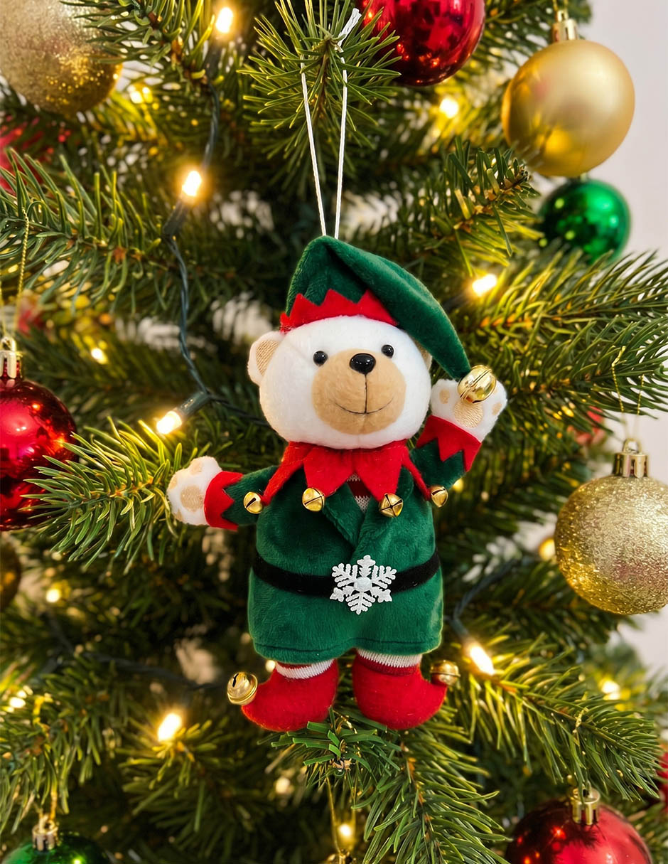 Ornamento navideño oso 4