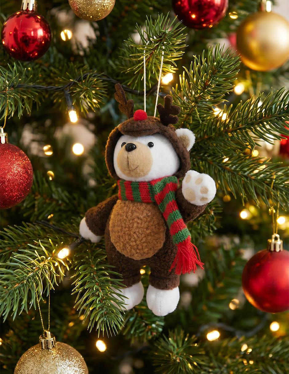 Ornamento navideño oso 4