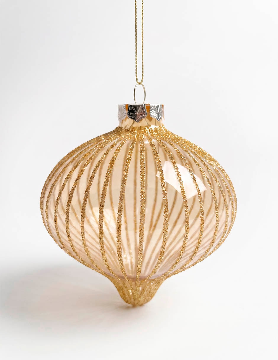 Ornamento navideño esfera metallic 4