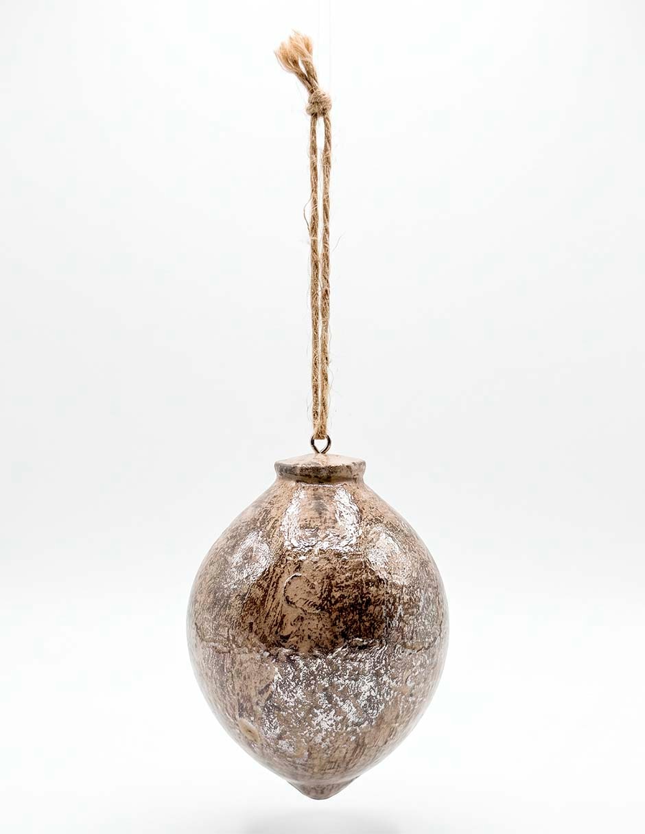 Ornamento navideño cebolla Metallic Ornamento navideño cebolla Metallic