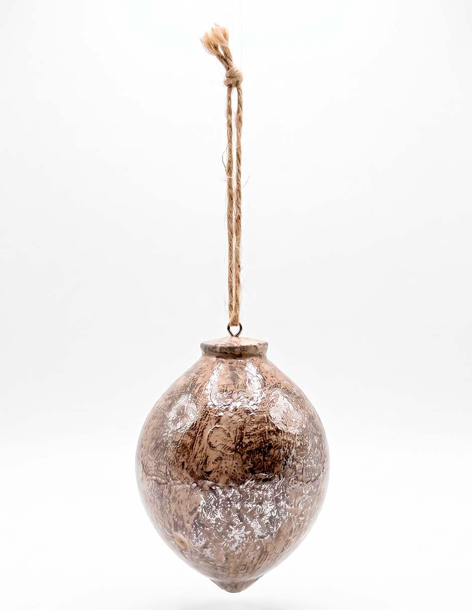 Ornamento navideño cebolla Metallic 2