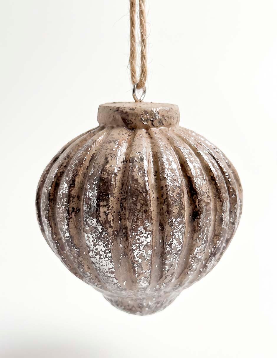 Ornamento navideño cebolla Metallic 3