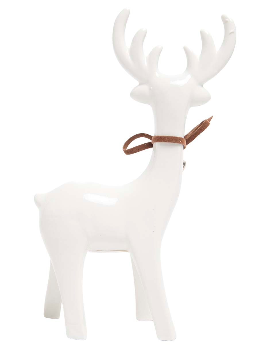 Figura decorativa de reno de porcelana 3