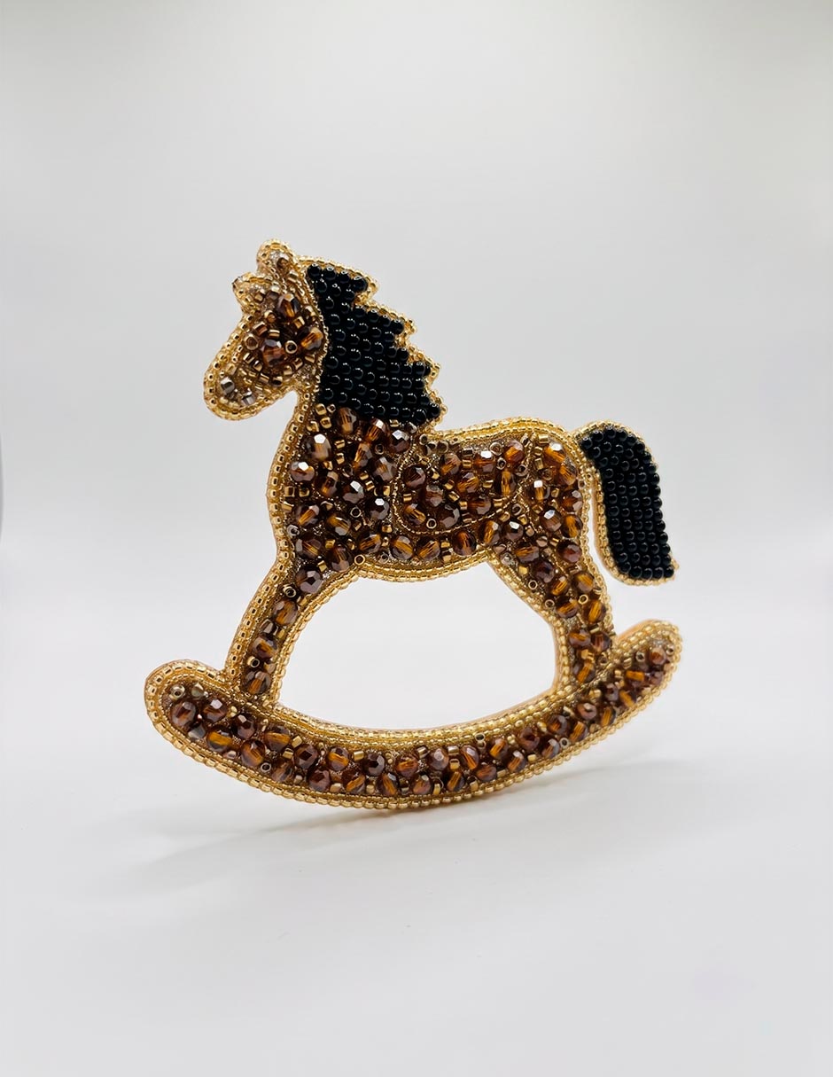 Ornamento navideño caballo Ornamento navideño caballo