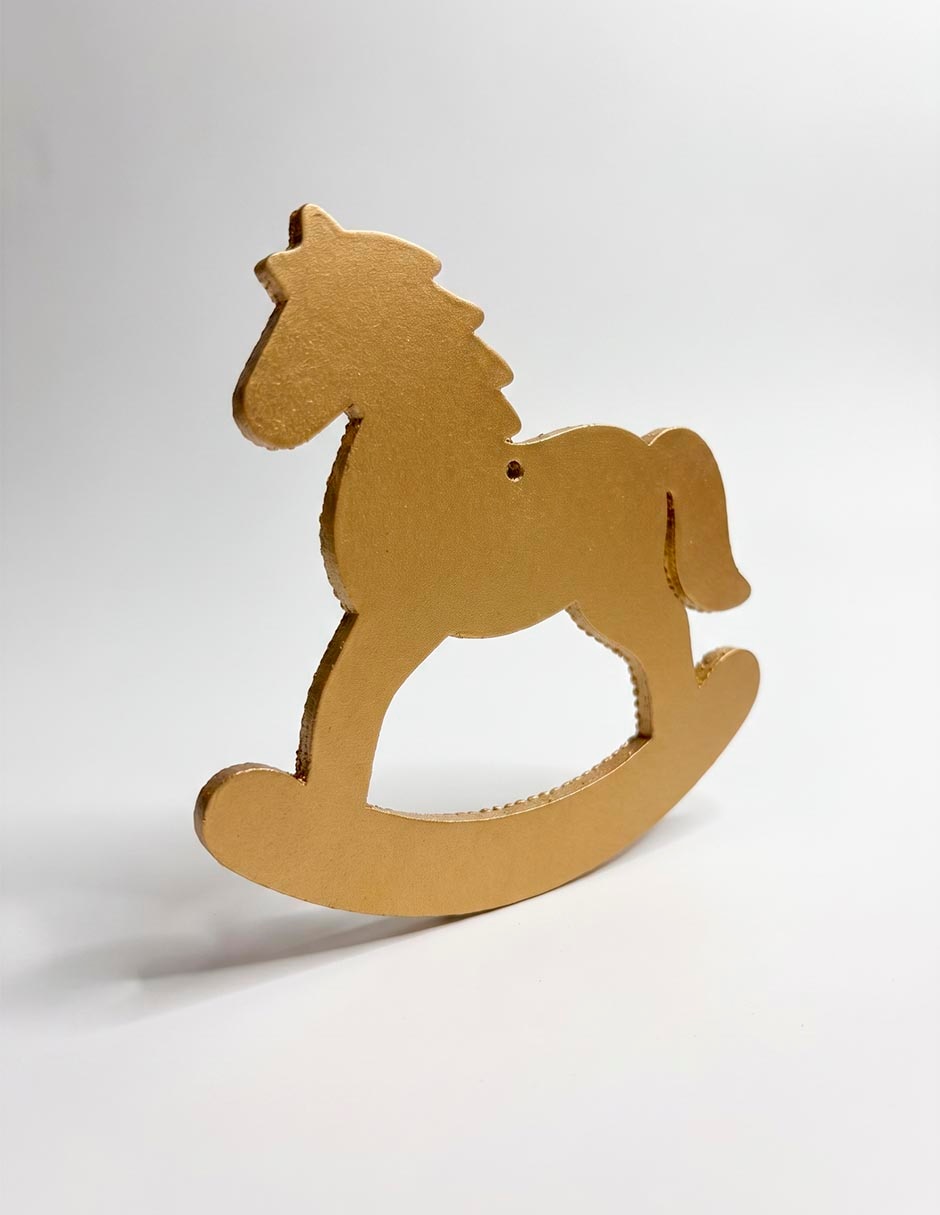 Ornamento navideño caballo 4