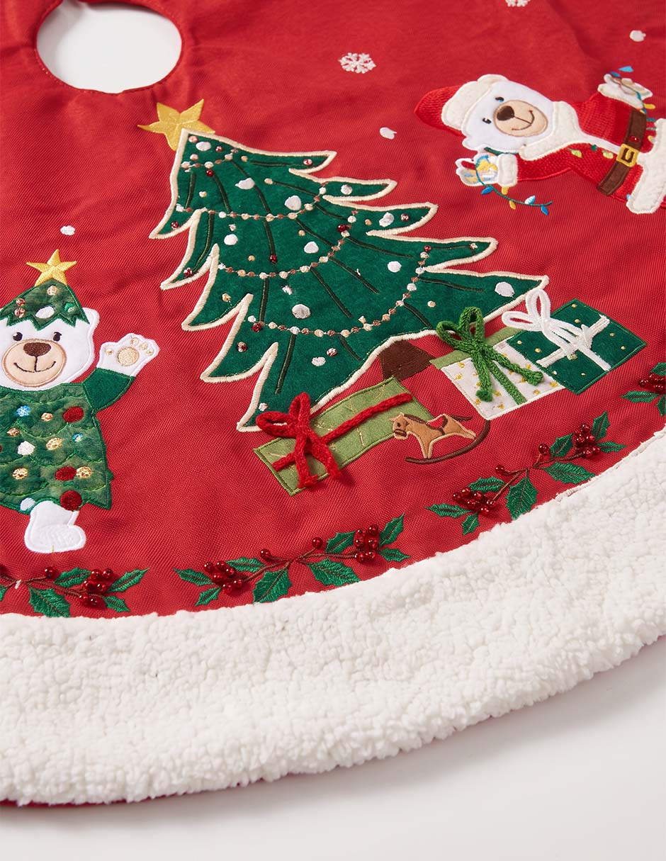 Pie de árbol navideño 4