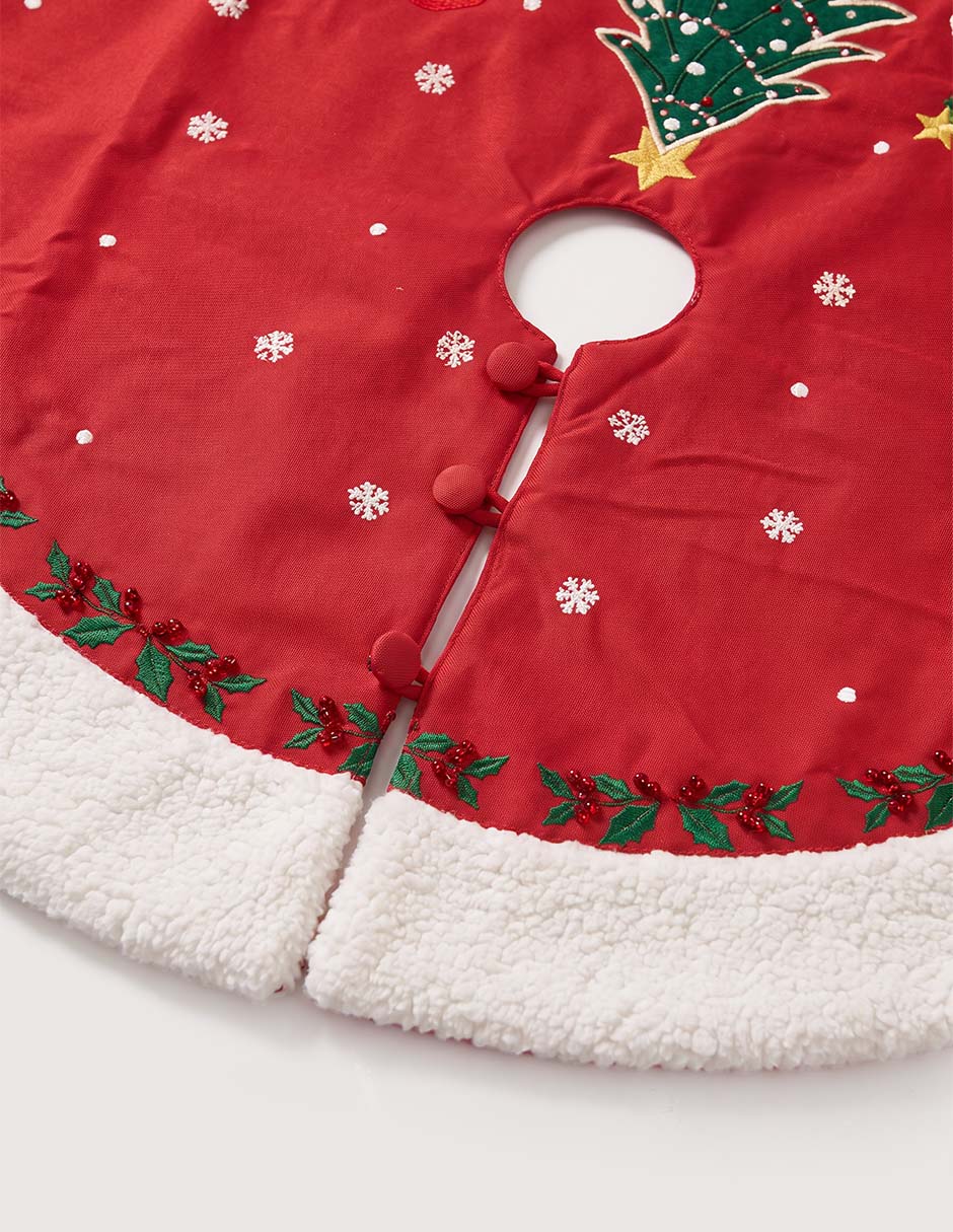 Pie de árbol navideño 3