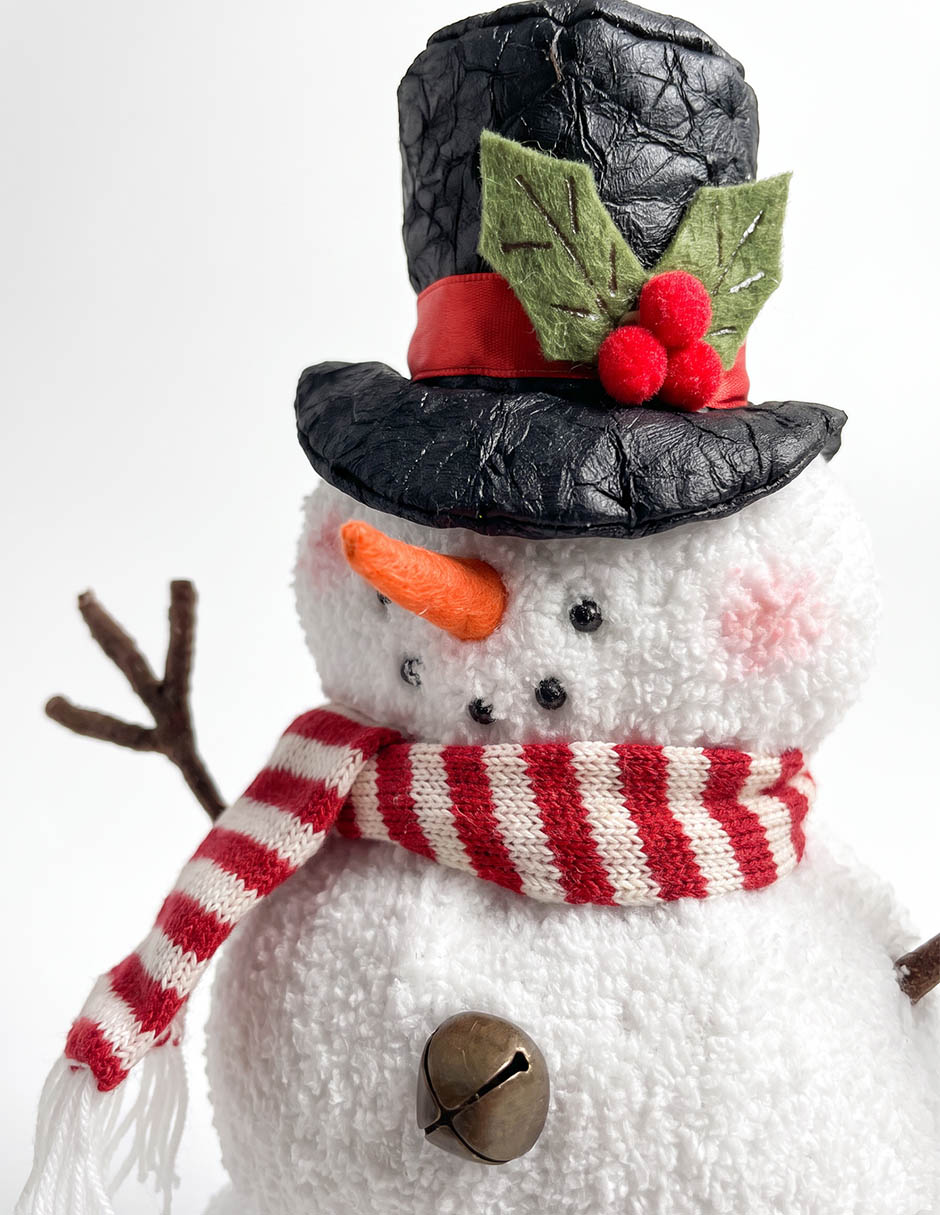 Figura decorativa navideña de snowman 4