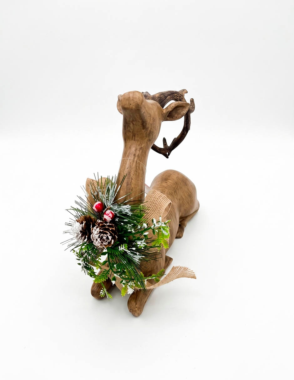 Figura decorativa navideña de reno 1