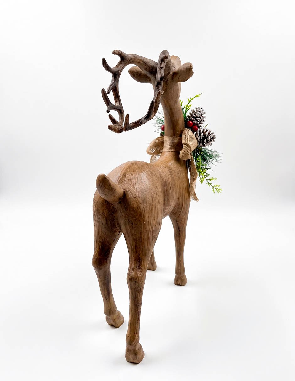 Figura decorativa navideña de reno 4