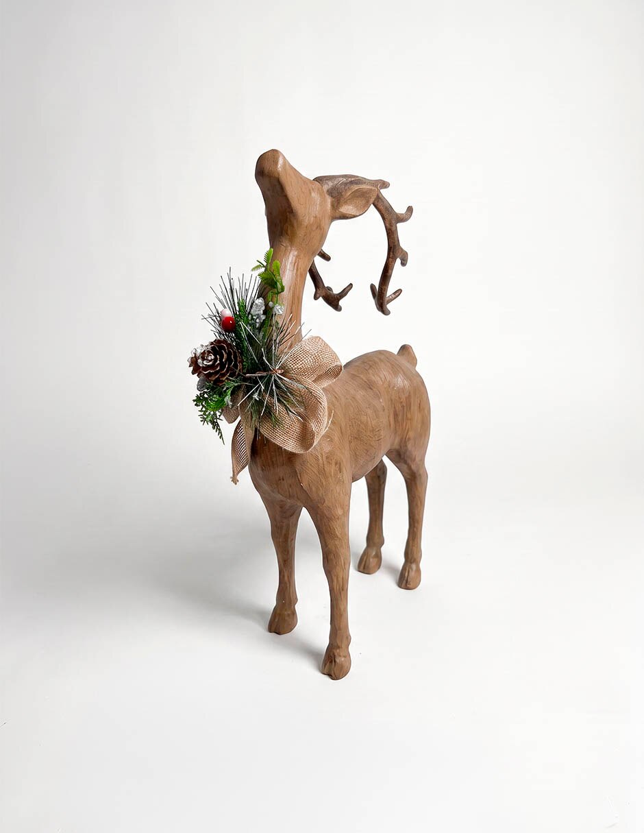 Figura decorativa navideña de reno 3