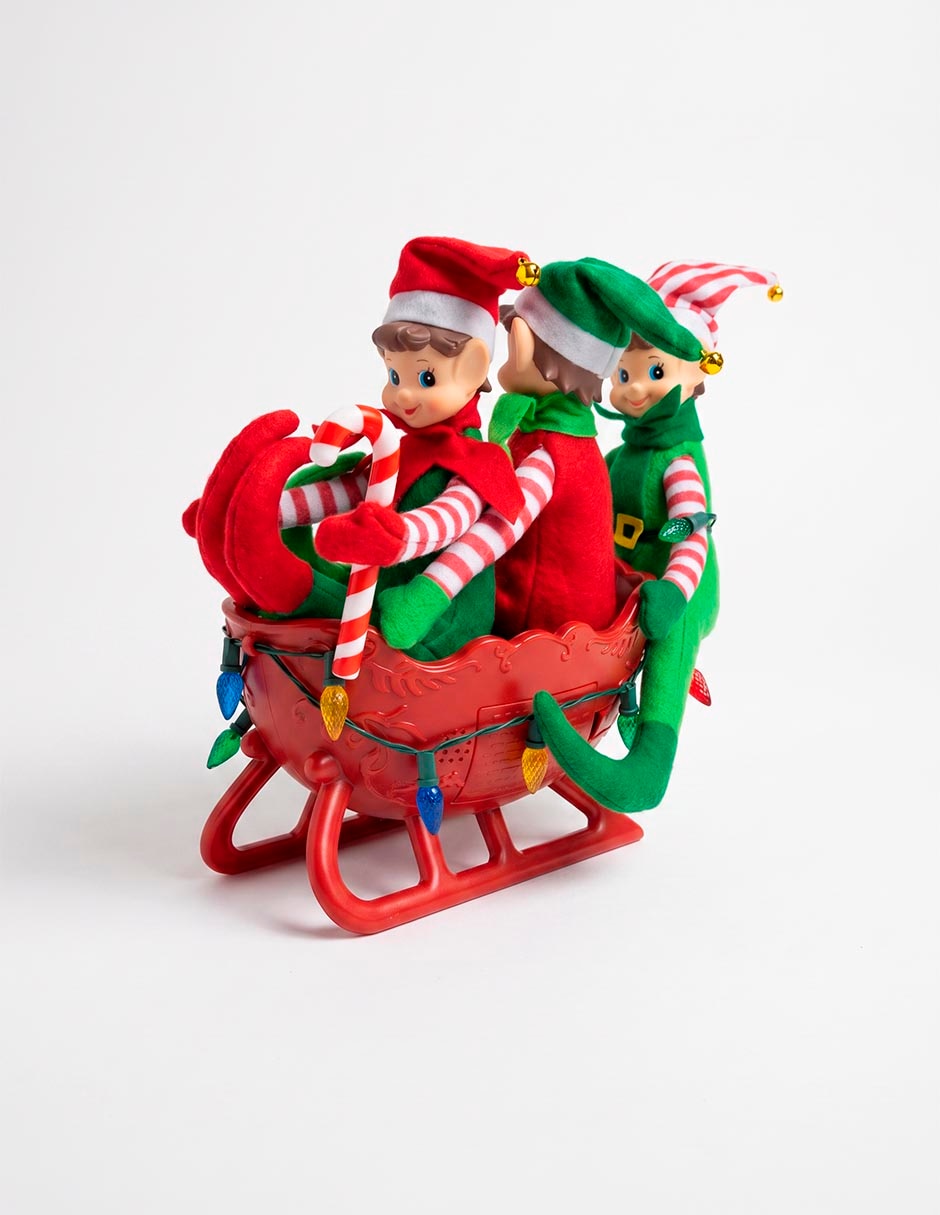 Figura decorativa de elfo mr christmas 1