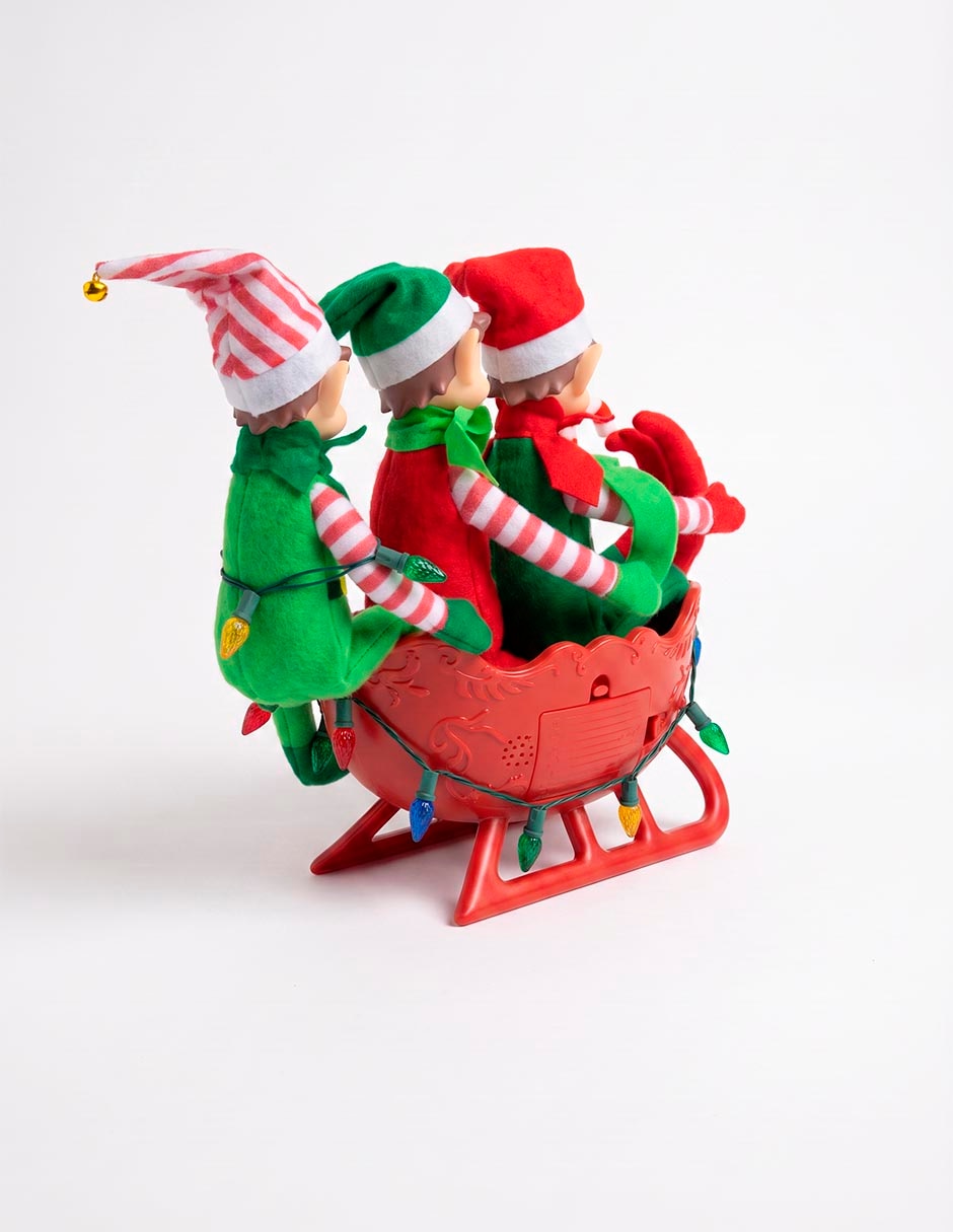 Figura decorativa de elfo mr christmas 2