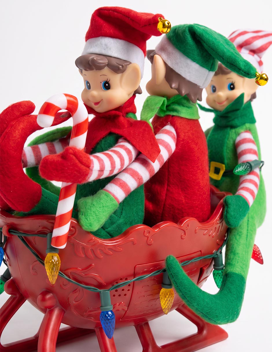Figura decorativa de elfo mr christmas Figura decorativa de elfo mr christmas