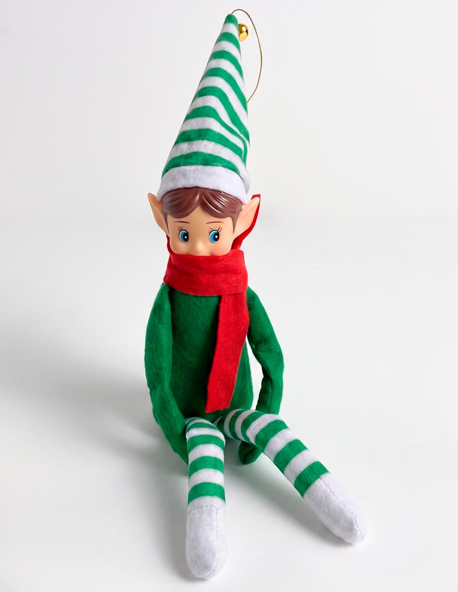 Ornamento navideño de elfo mr christmas