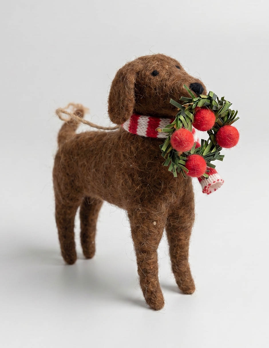 Ornamento navideño perro 2