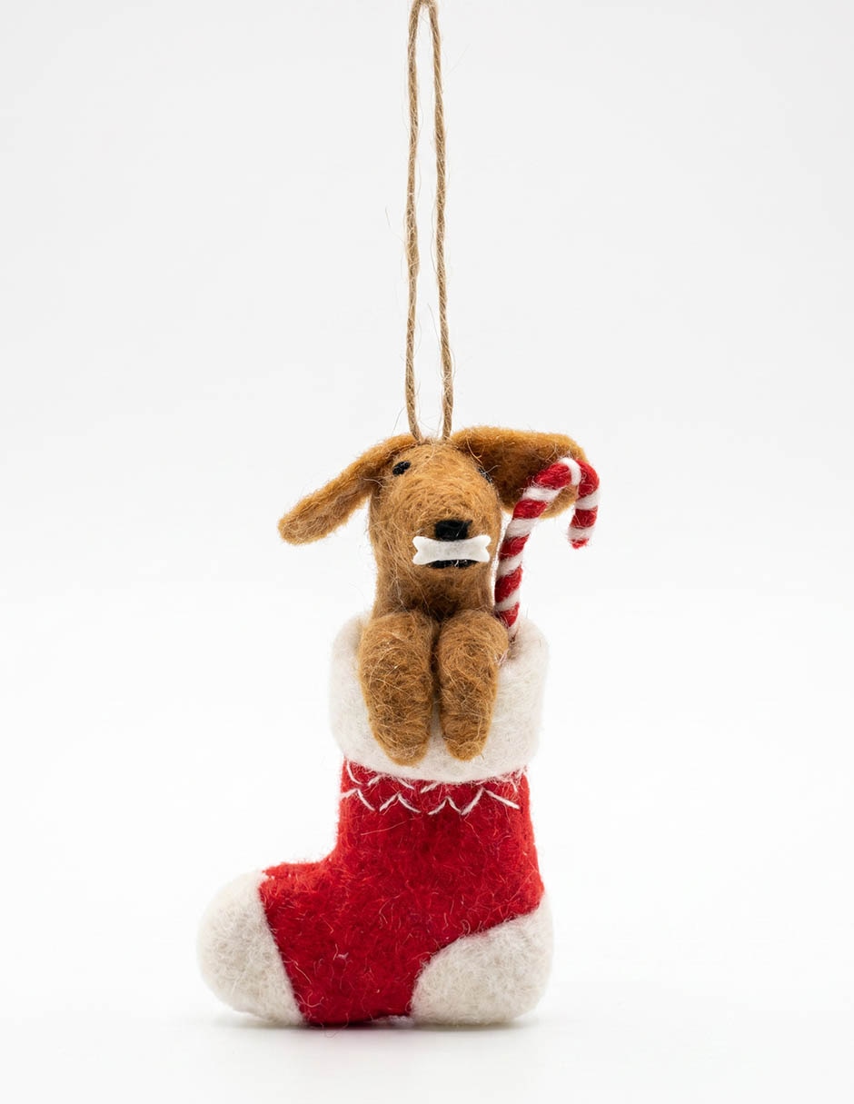 Ornamento navideño bota 1