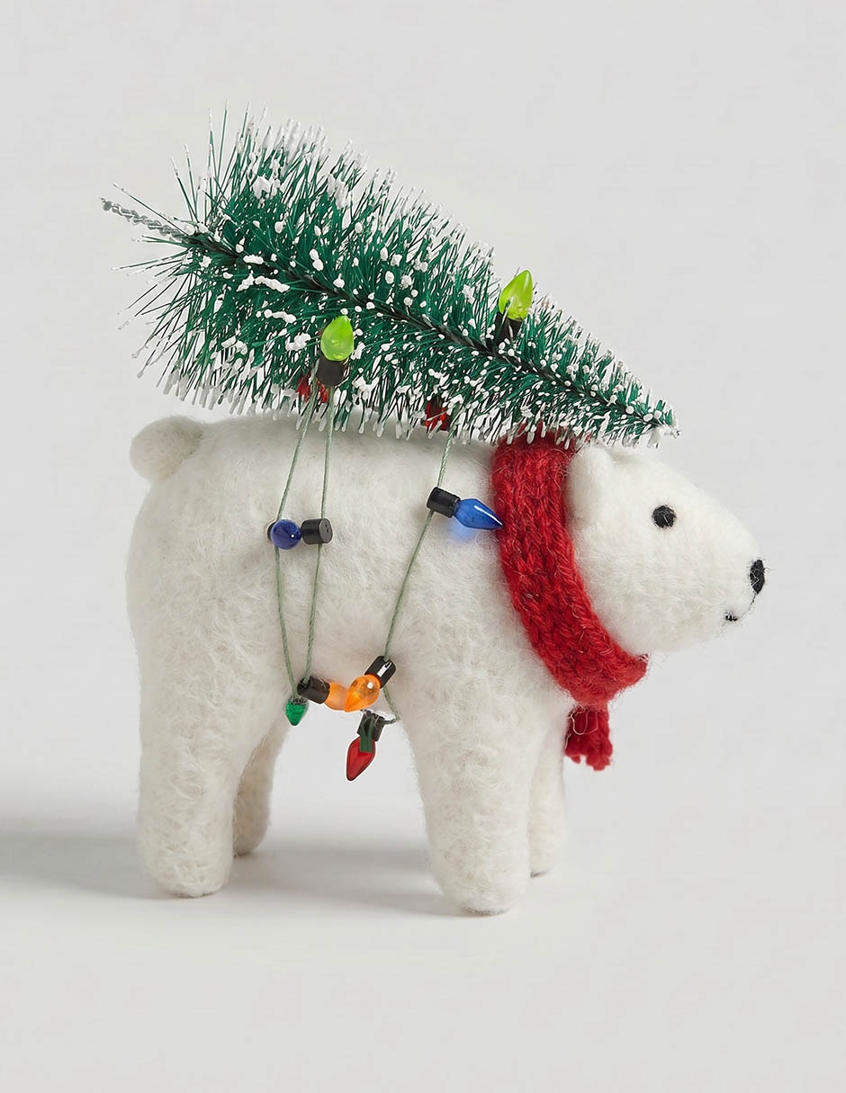 Ornamento navideño oso