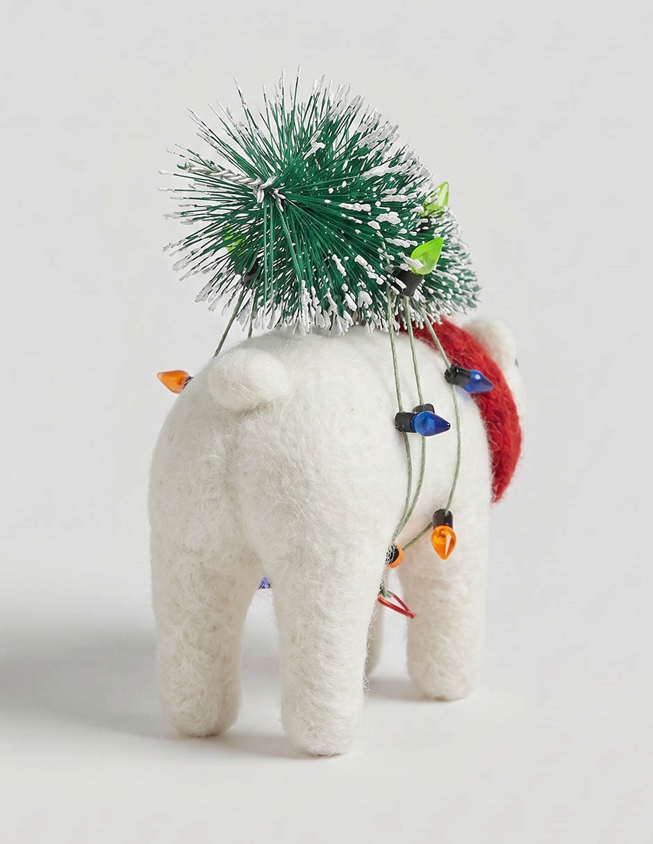 Ornamento navideño oso 3