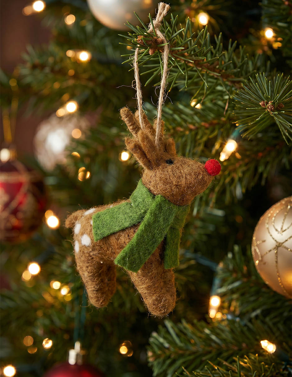 Ornamento navideño reno 4