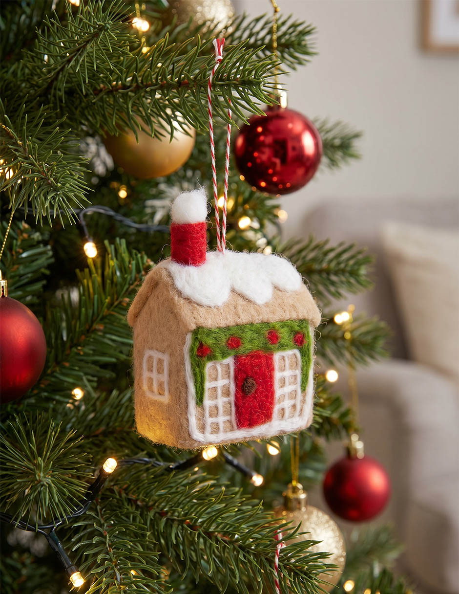Ornamento navideño casa