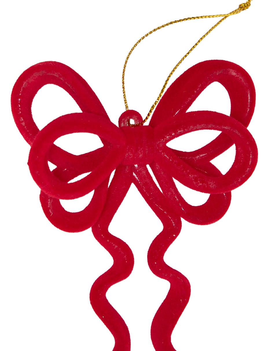 Ornamento navideño moño