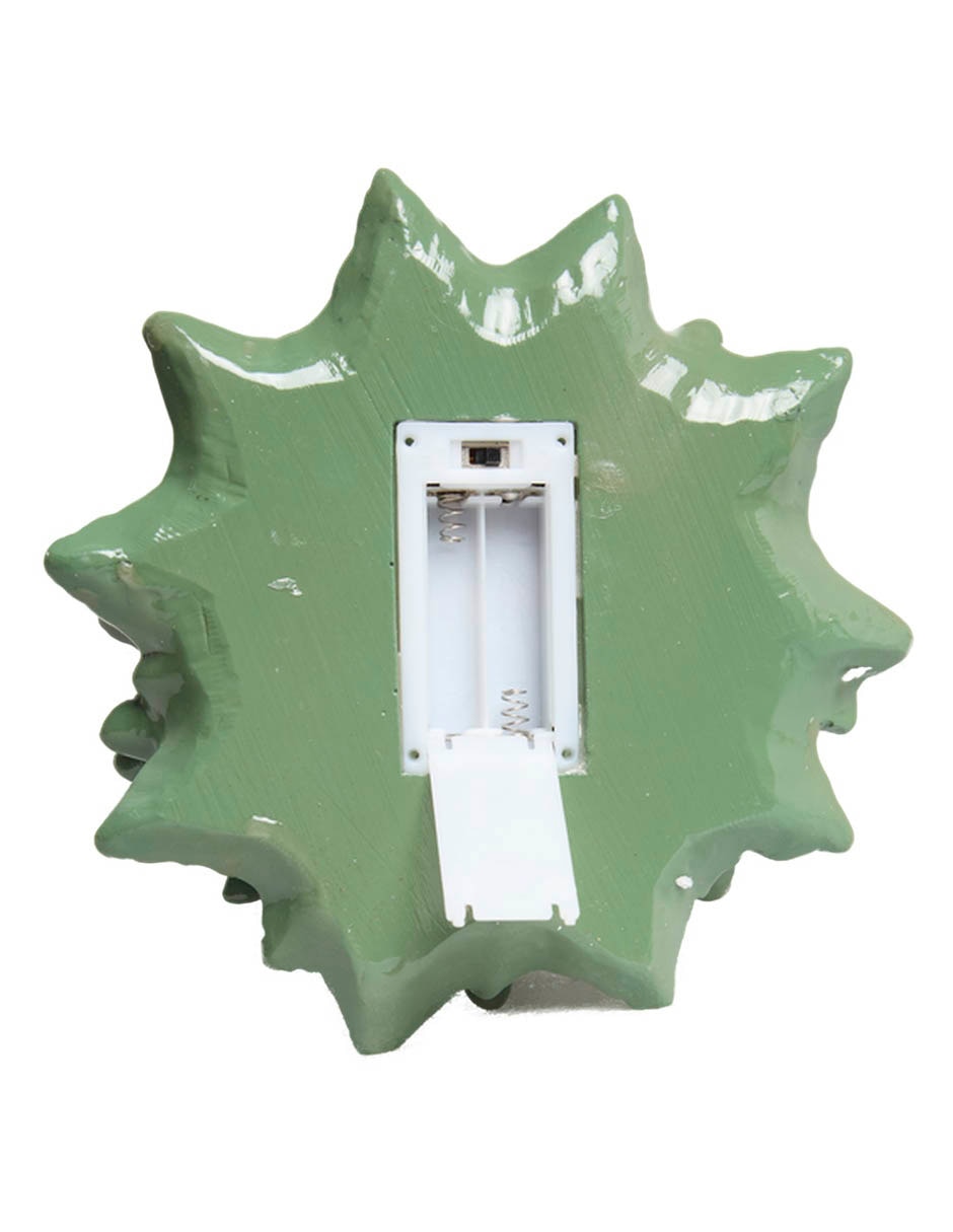 Figura decorativa navideña de árbol de resina