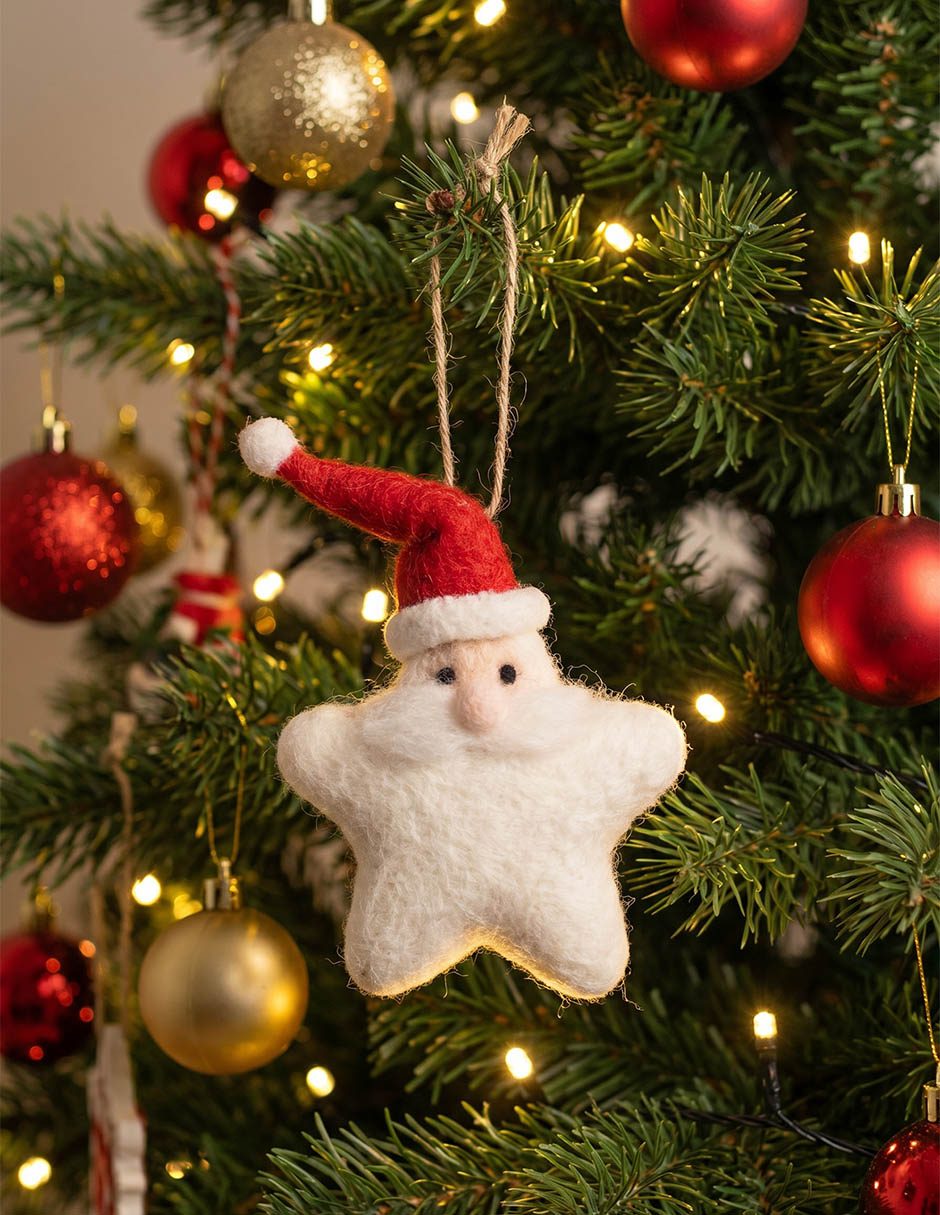 Ornamento navideño estrella