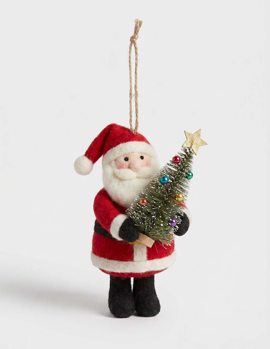 Ornamento navideño Santa Claus 1
