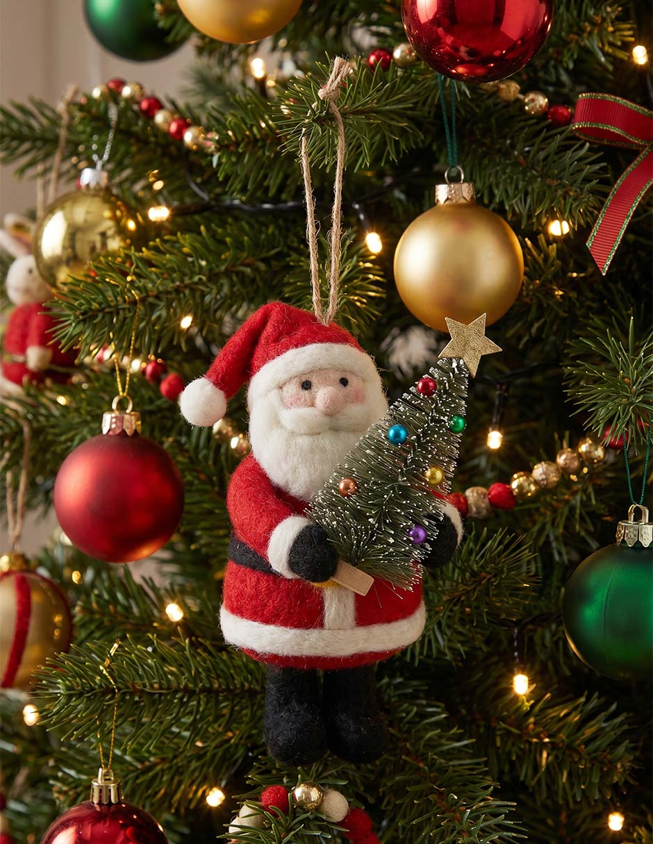 Ornamento navideño Santa Claus