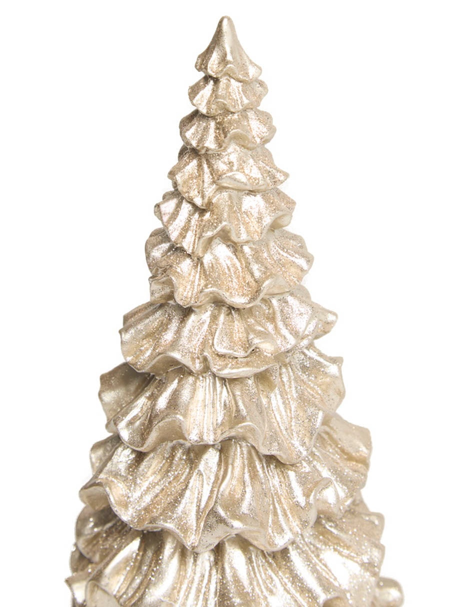 Figura decorativa de árbol de navidad de resina Figura decorativa de árbol de navidad de resina