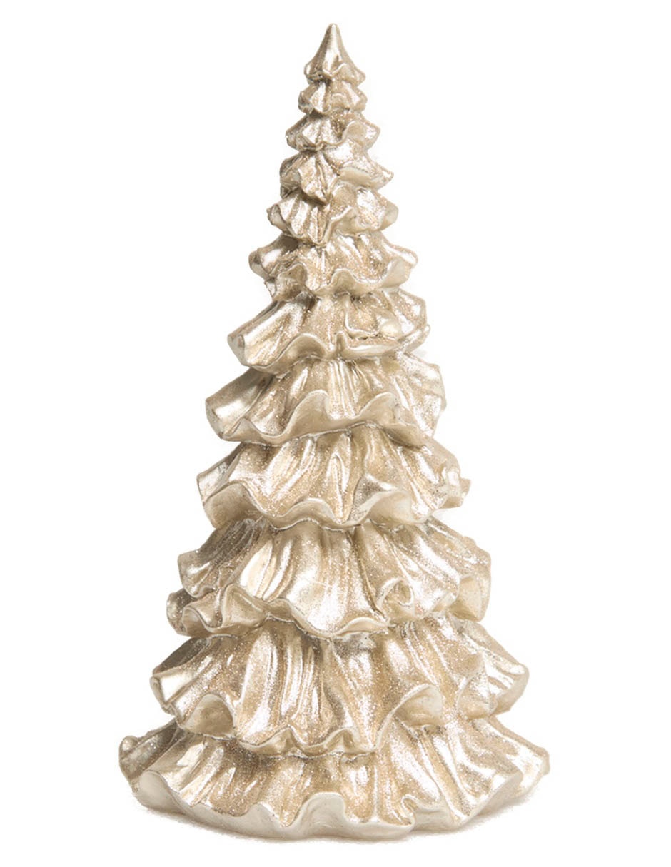 Figura decorativa de árbol de navidad de resina 1