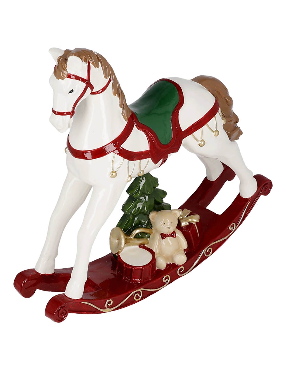 Figura decorativa de caballo de resina