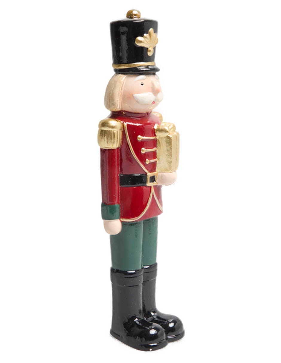 Figura decorativa de cascanueces de resina