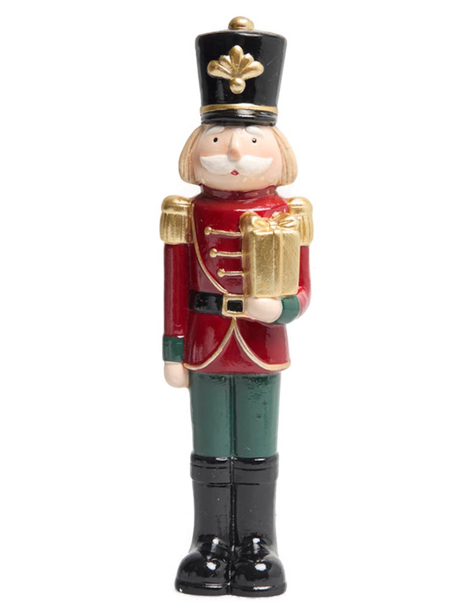 Figura decorativa de cascanueces de resina 1