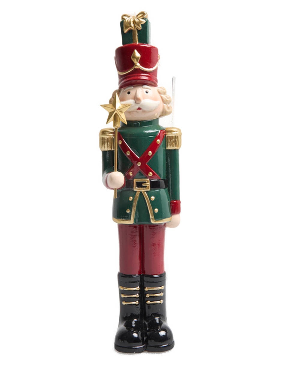 Figura decorativa de cascanueces de resina 1